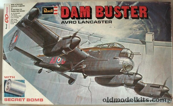 Revell 1/72 Avro Dam Buster Lancaster with Secret Bomb, H202 plastic model kit